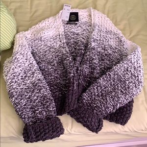Urban outfitters knit crop oversized cardigan NWT